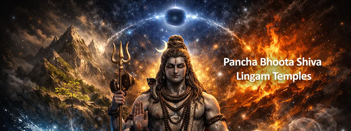 Pancha Bhoota Shiva Lingam Temples List in India