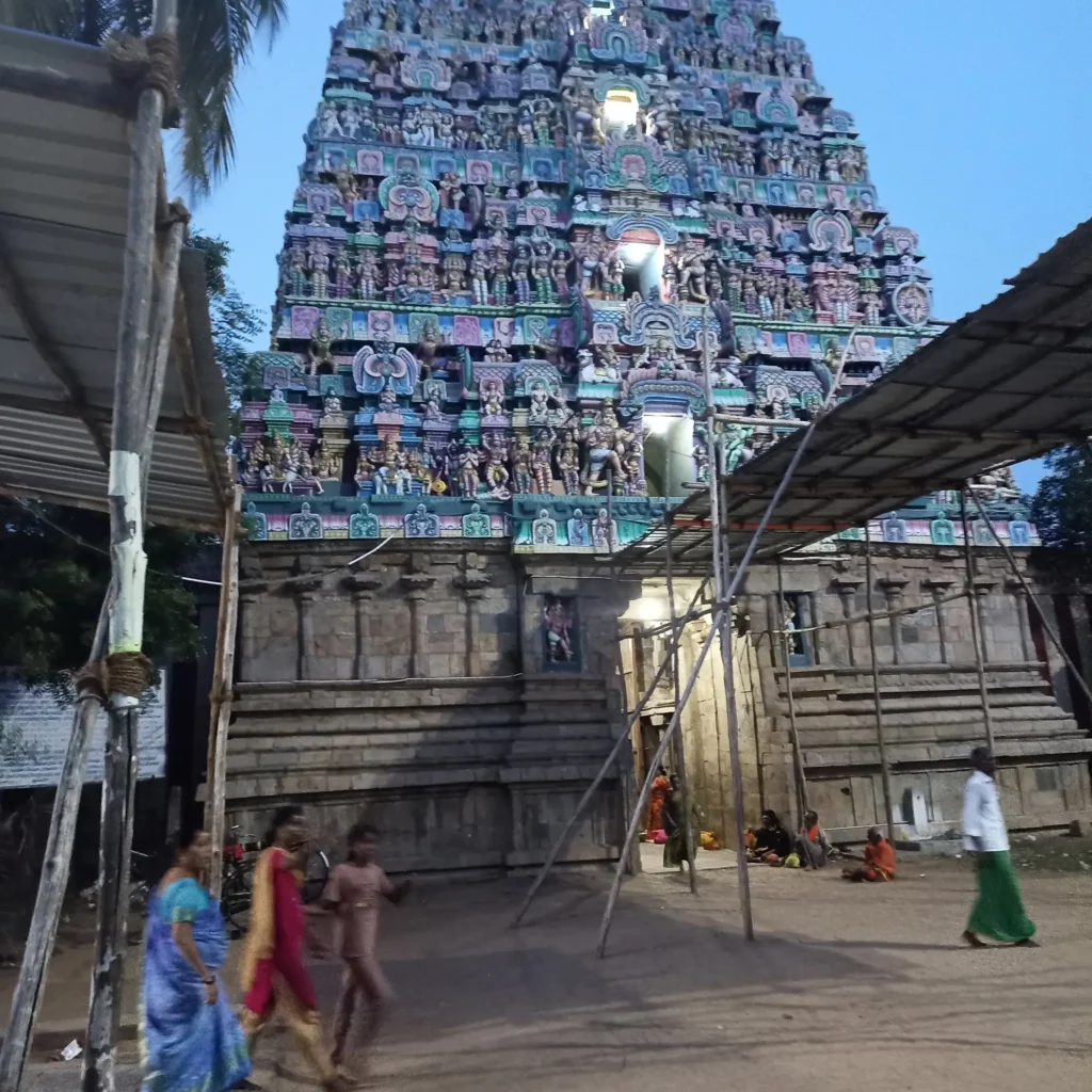 thirunageswaram rahu temple entrance close up view