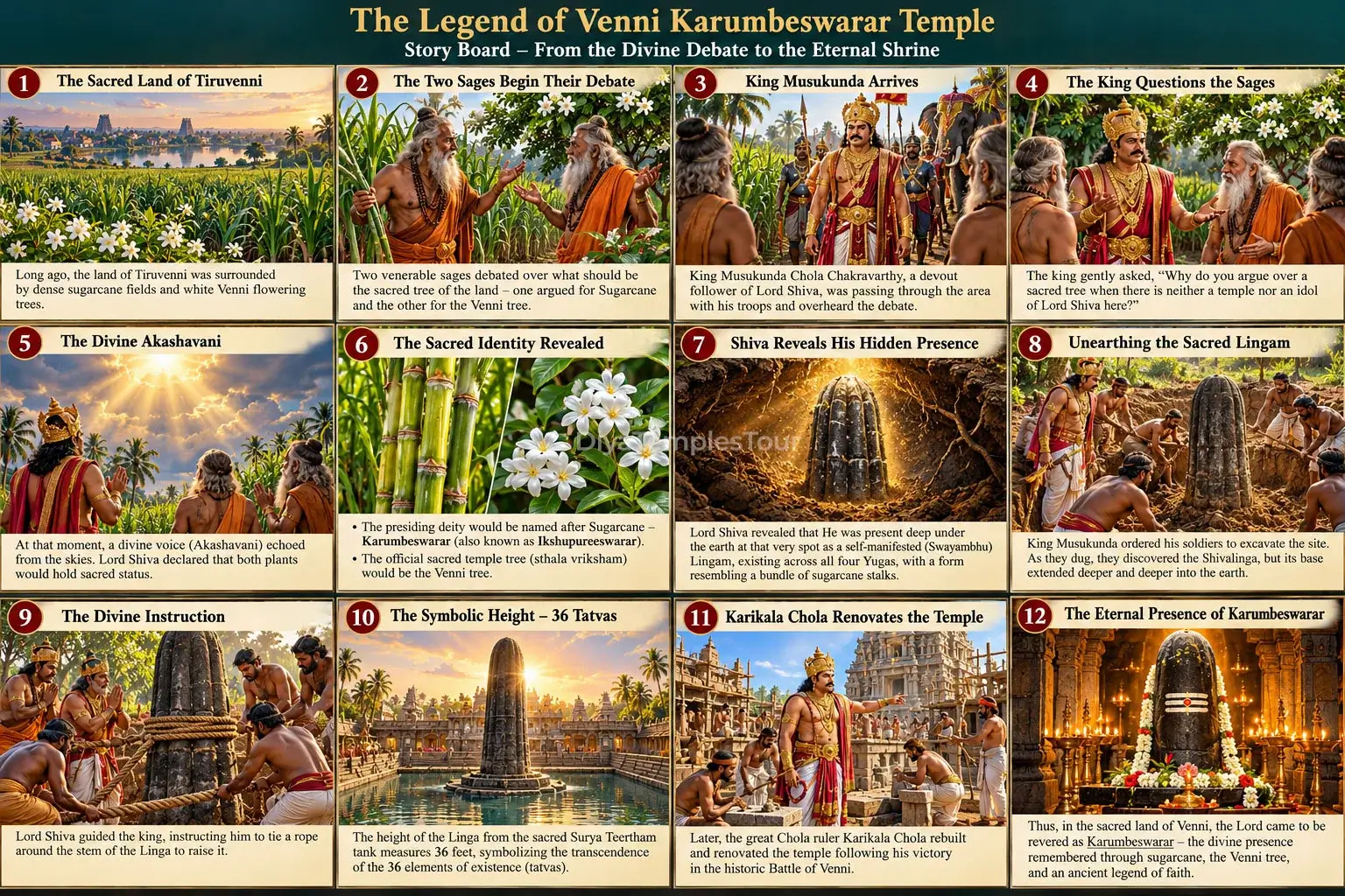 Venni Karumbeswarar Temple History